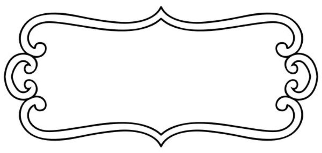 Узорчатая рамка для текста. Text borders. Линии и узоры. Text borders. Рамка вензеля.