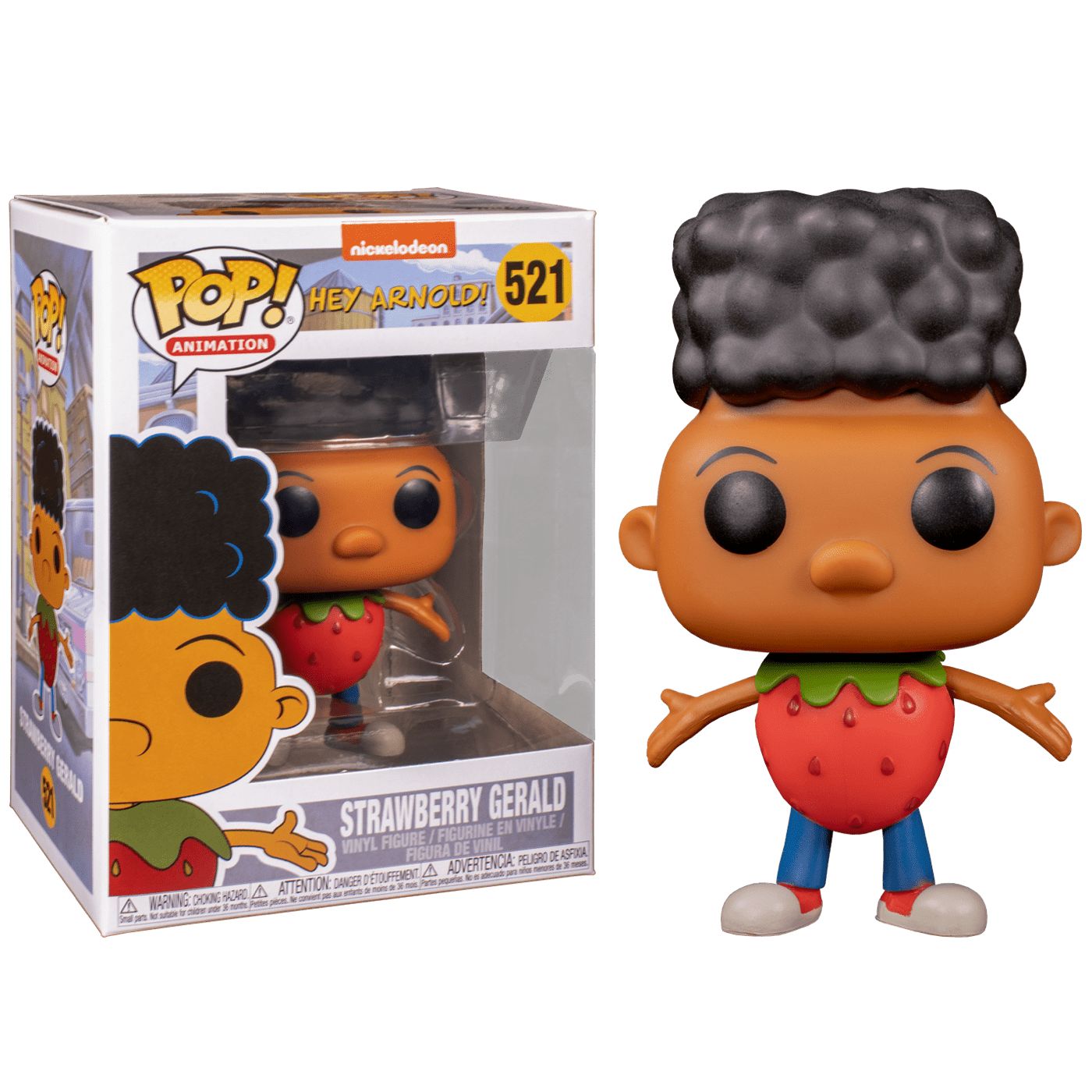 Фигурка Funko Pop! Hey Arnold! Gerald in Strawberry Suit (Джеральд  Джоханссен в костюме клубники из мультика Эй, Арнольд!) - купить с  доставкой по выгодным ценам в интернет-магазине OZON (1354634834)