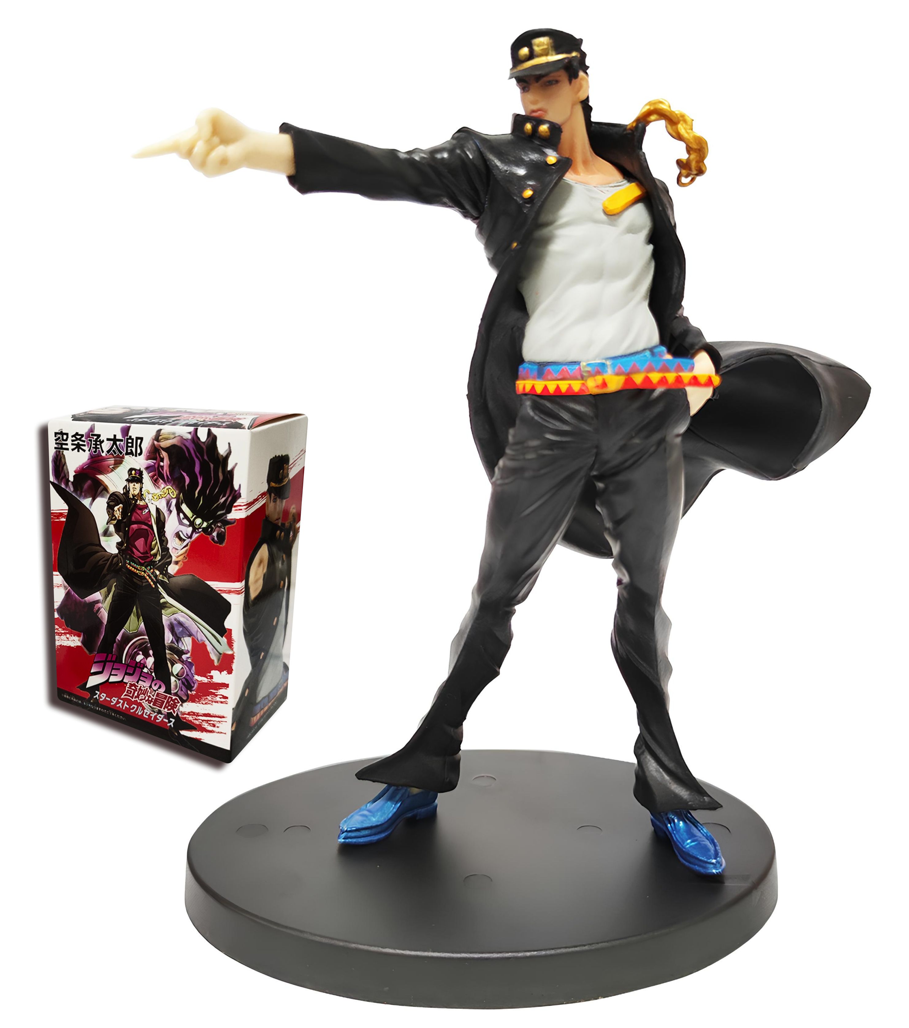 Фигурка Аниме Невероятные приключения ДжоДжо Джотаро Куджо / Jotaro Kujo  Super Figure Action (16см)