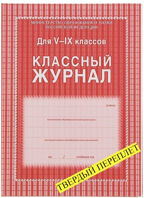 Учитель-Канц Классный журнал A4 (21 × 29.7 см), листов: 84