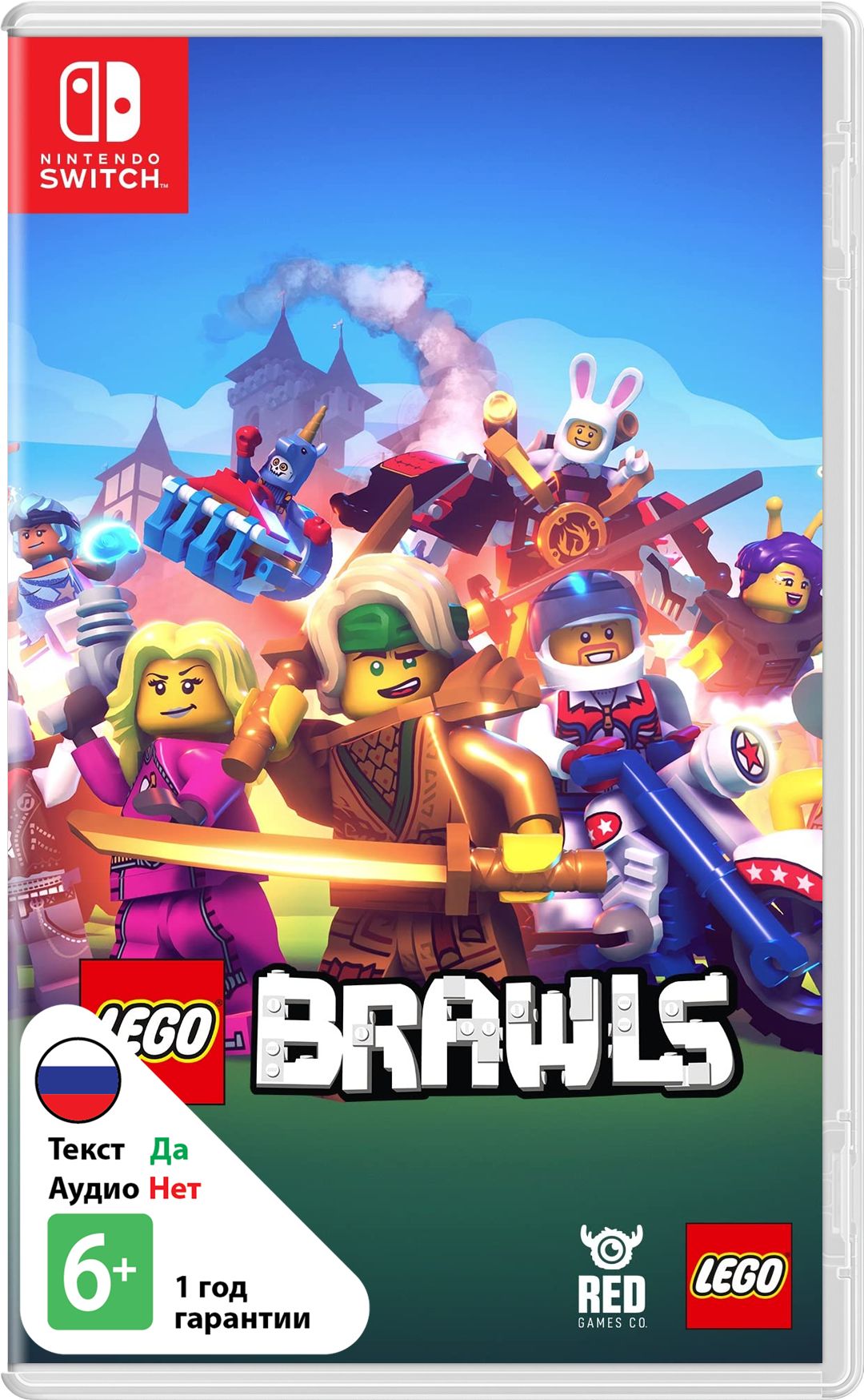 Игра Lego Brawls NS (Nintendo Switch, Русские субтитры) купить по низкой  цене с доставкой в интернет-магазине OZON (1398678942)