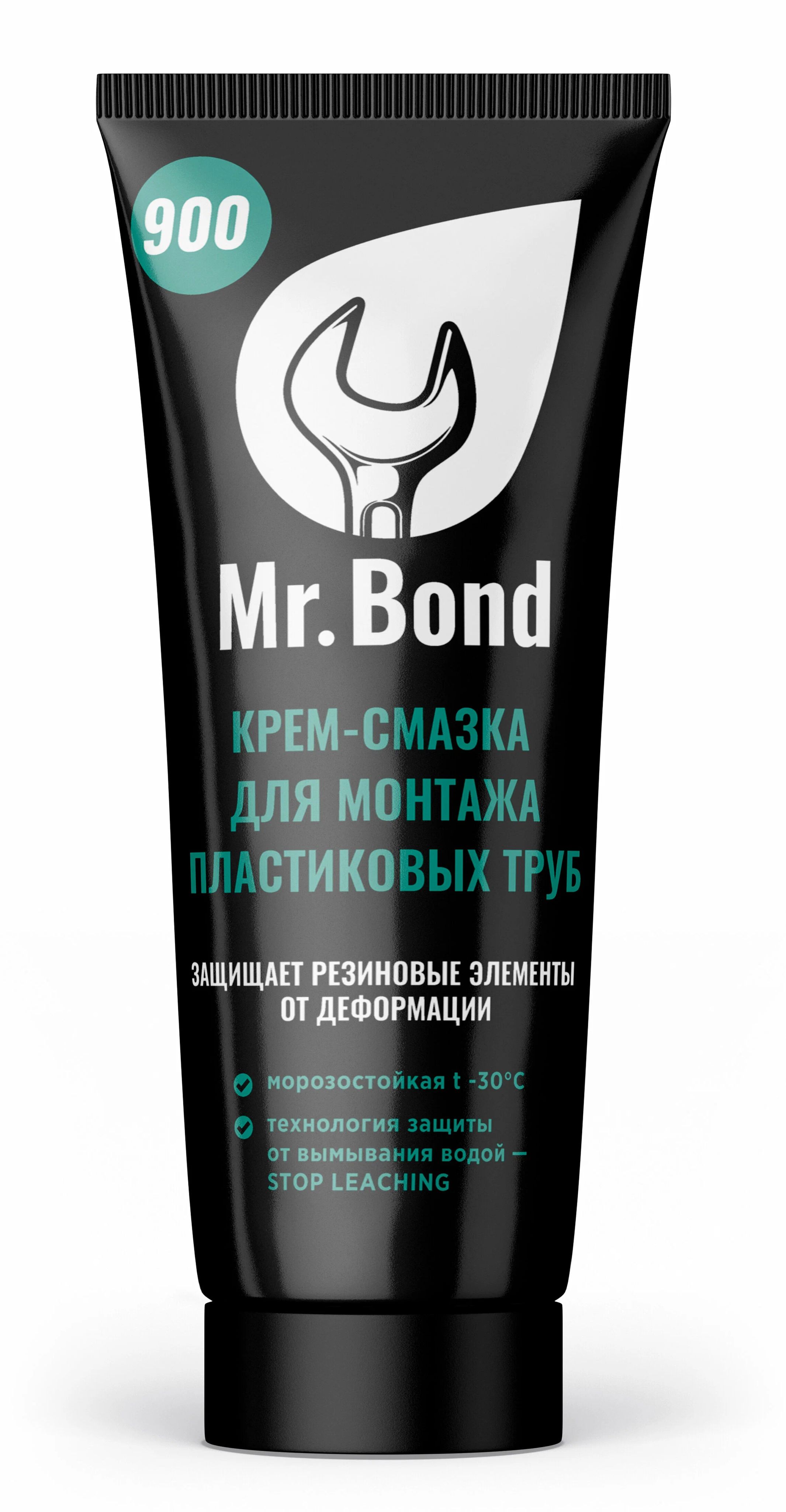 Крем-смазка для монтажа пластиковых труб ПВХ Mr.Bond 900 , 250г