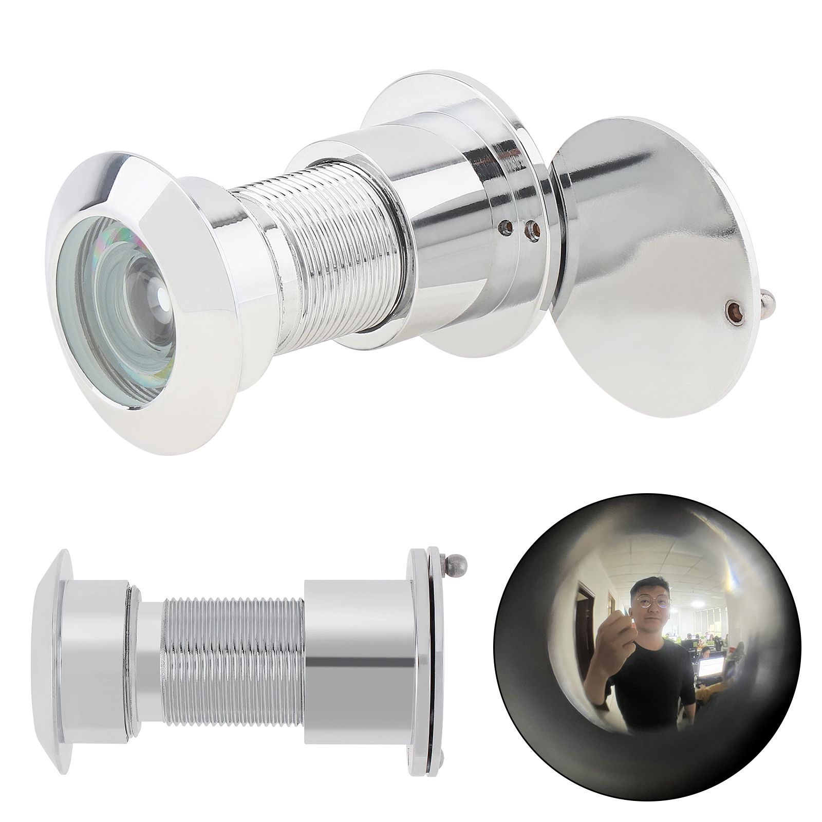 Глазок Дверной Широкоугольный – купить в интернет-магазине OZON по ...