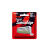 Запасные кассеты Feather F-System Samurai Edge с тройным лезвием для станка , блистер 8 шт. - изображение