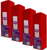 Салфетки бумажные Plushe Maxi Professional, с тиснением, однослойные, красный, 2 шт по 400 листов - изображение