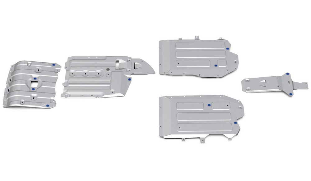 Защита радиатора, картера, КПП, РК, топливного бака и редуктора Rival для BMW X5 G05 (xDrive 25d, xDrive30d, #1