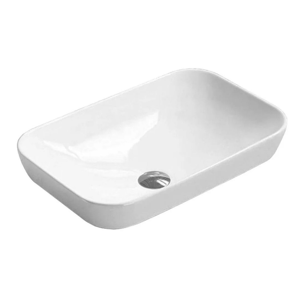 Раковина для ванной / Раковина врезная Ceramalux E408D без перелива  #1