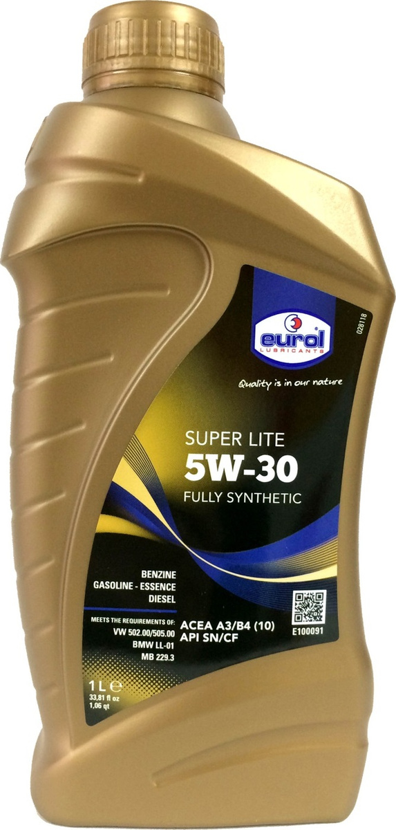 Моторное масло EUROL 5W-30 Синтетическое 1 л - купить в интернет ...