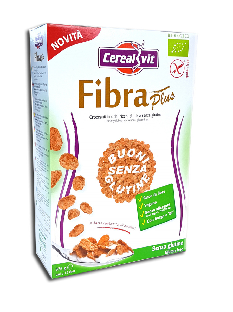 Cerealvit хрустящие хлопья из сорго и тефф с клетчаткой,,без глютена ...