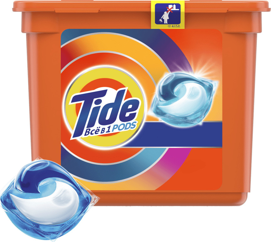 Капсулы для стирки Tide Color, 23 шт — купить в интернет-магазине OZON ...