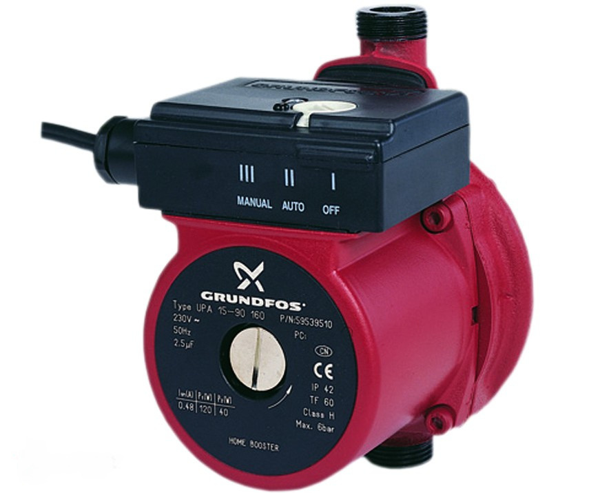 Циркуляционный насос для повышения давления Grundfos UPA 15-90, 1.56 л ...