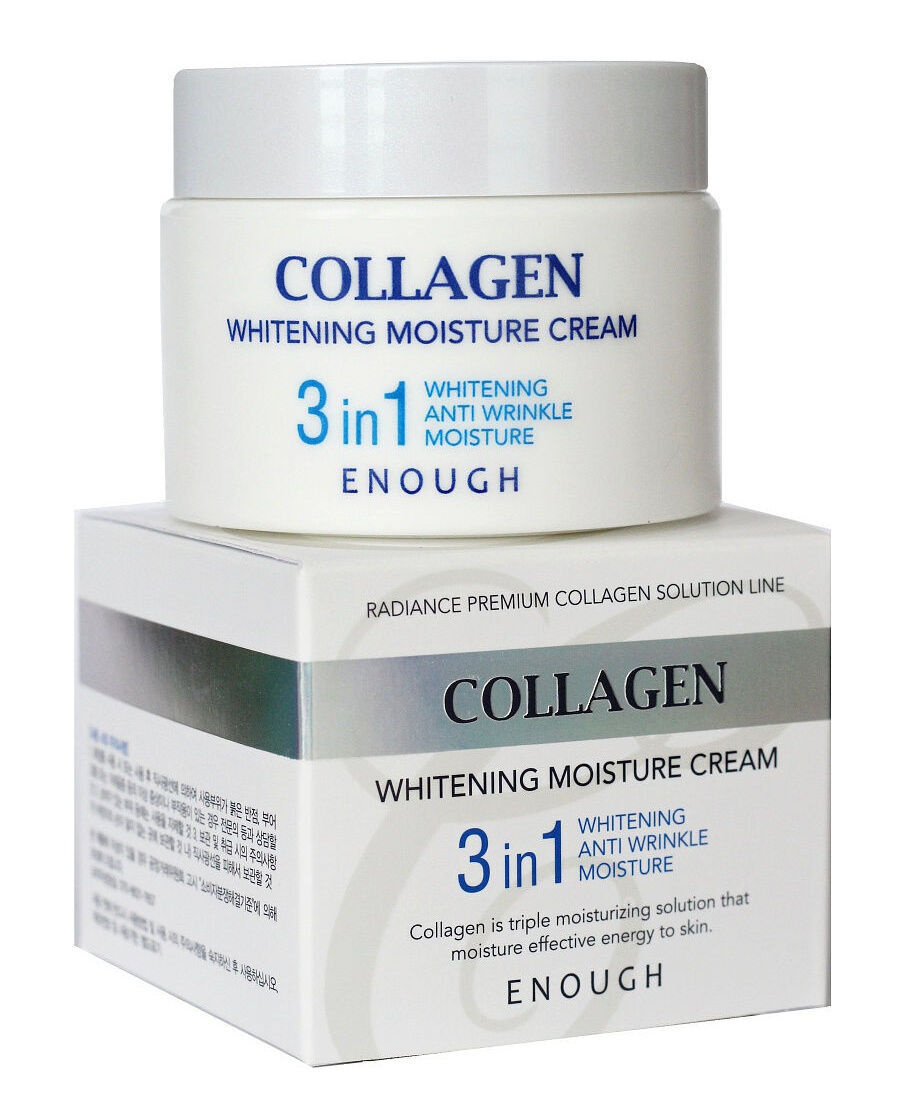 ENOUGH Осветляющий увлажняющий крем Collagen Whitening Moisture Cream ...