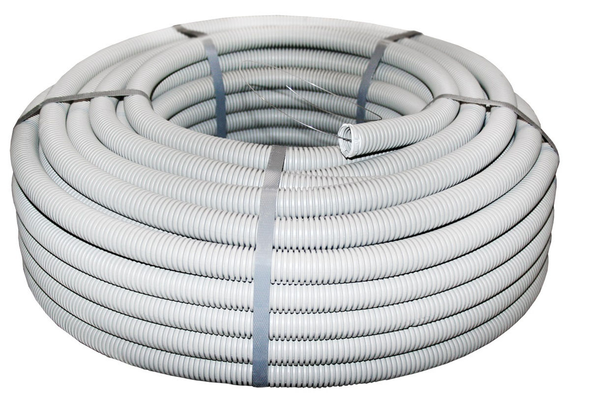 Гофра для кабеля труба ПВХ с зондом D20 мм 100 метров — купить в  интернет-магазине OZON с быстрой доставкой