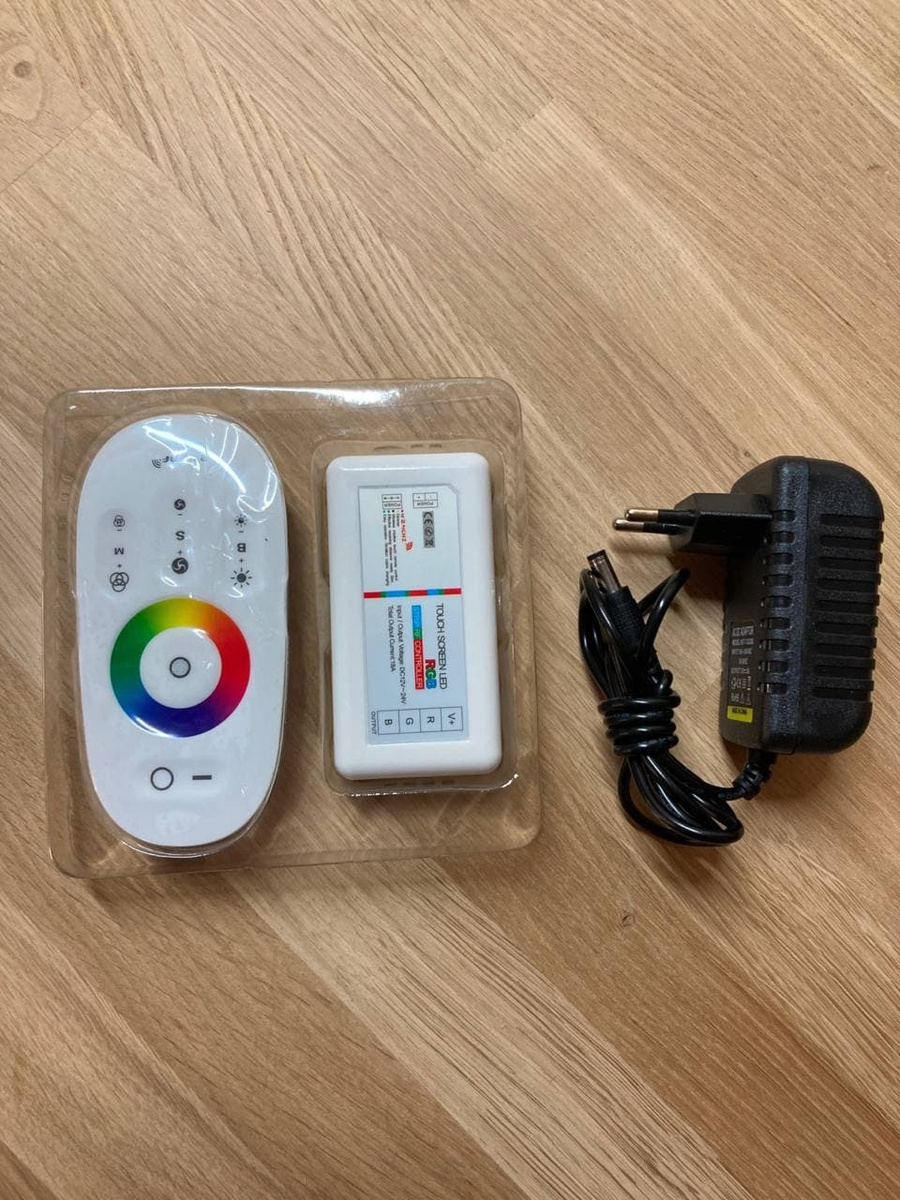 Контроллер для светодиодной ленты RGB-2.4G + блок питания 2А — купить в ...