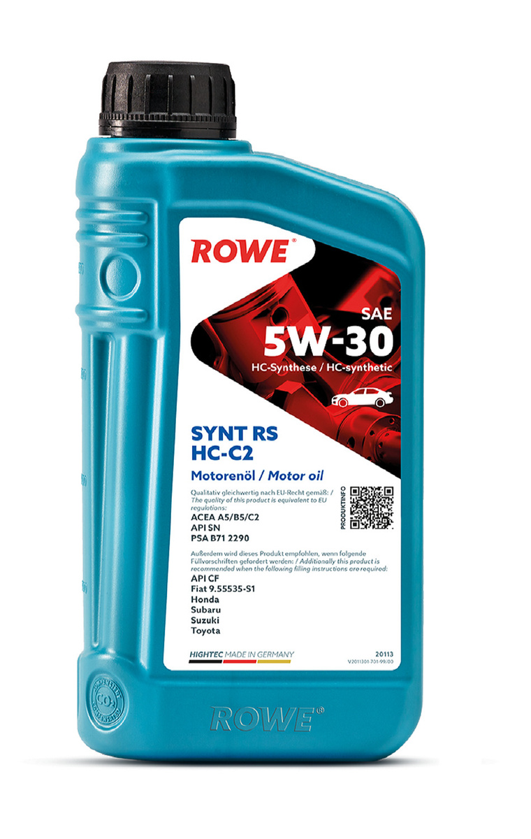 Моторное масло rowe 5w30