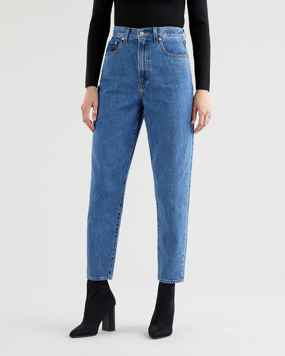 levis jeans high loose taper