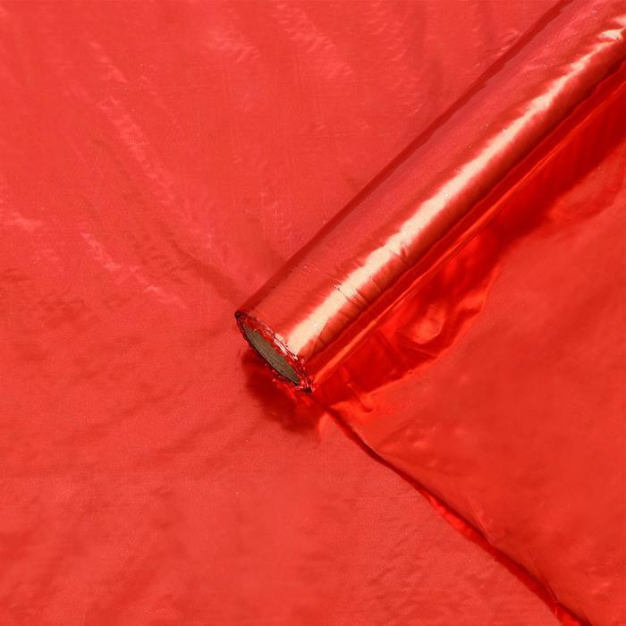Полисилк двухсторонний, цвет красный + красный, 1 х 20 м  #1