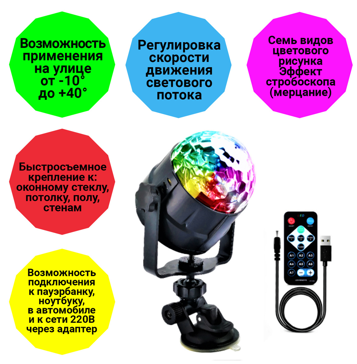 Шар Светодиодный Новогодний Шар Светодиодный Новогодний
