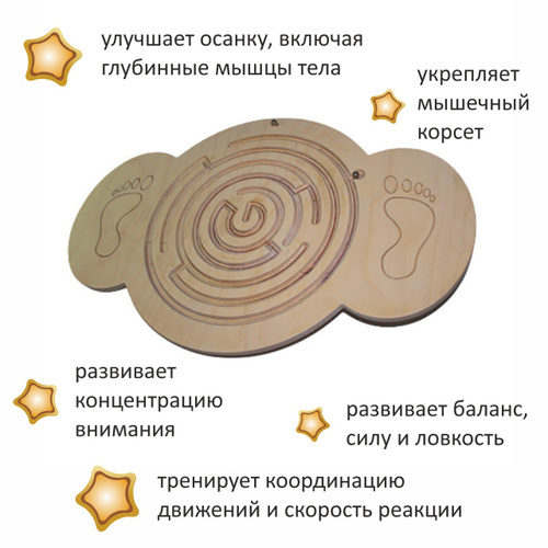 Баланс борд Indspace Лабиринт