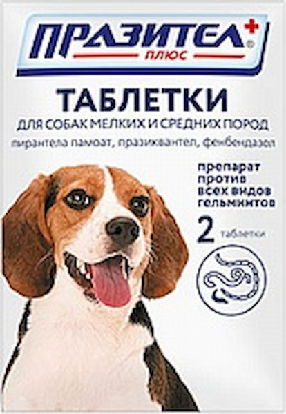 Таблетки Празител плюс от глистов для собак с массой до 20 кг - купить ...