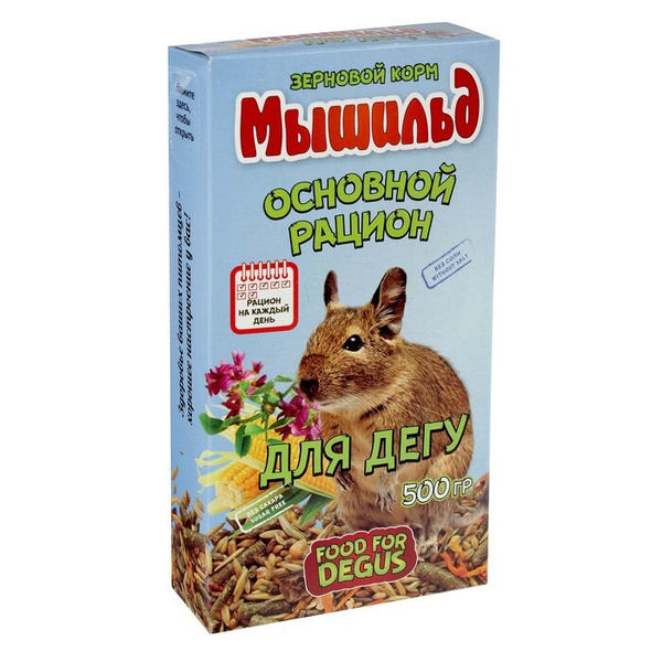 Корм для дегу, основной рацион, 500 г - купить с доставкой по выгодным ...