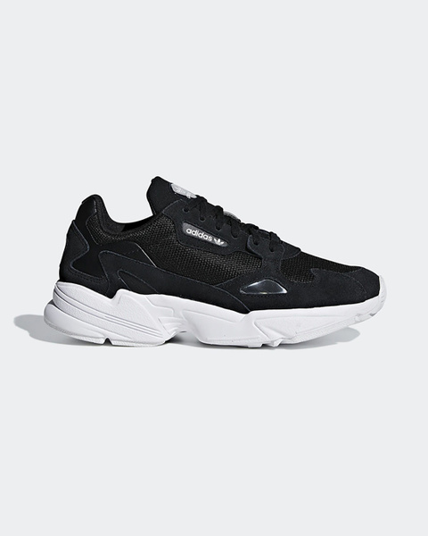 Adidas falcon suede and cheap mesh trainers