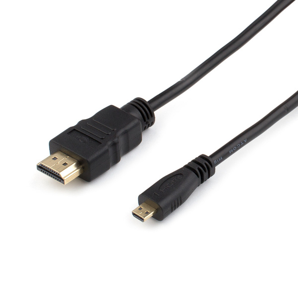 Кабель HDMI, microHDMI ATcom HDMI - micro HDMI, блистер , ver 1.4 ...