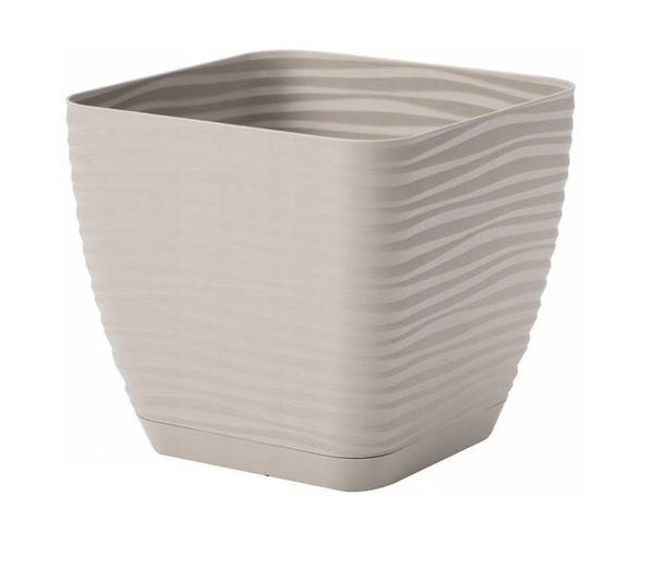 Кашпо для цветов с поддоном Sahara petit square Form Plastic 7,5 л ...