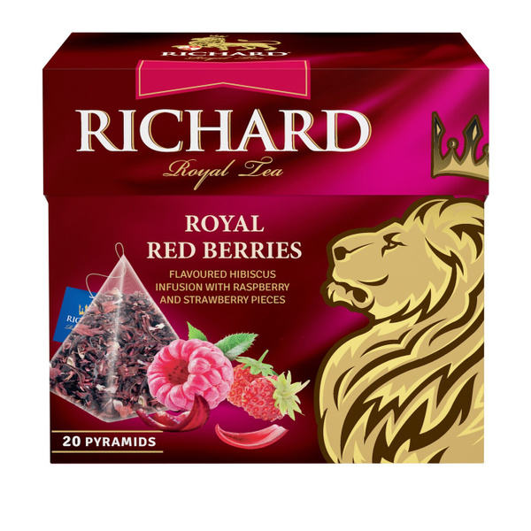 Чай травяной в пирамидках RICHARD "Royal Red Berries" 20 пирамидок, из ...