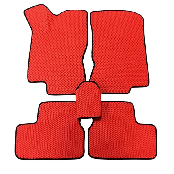 Коврики в салон автомобиля АвтоЕва 101, цвет красный, черный - купить ...