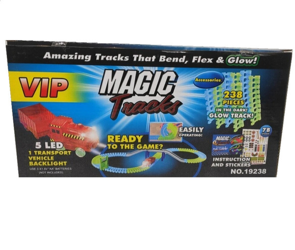 Светящаяся дорога Magic tracks (Мэджик Трек), 238 деталей + машинка ...