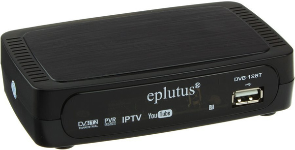 ТВ-ресивер Eplutus DVB-128T, черный купить по выгодной цене в интернет ...