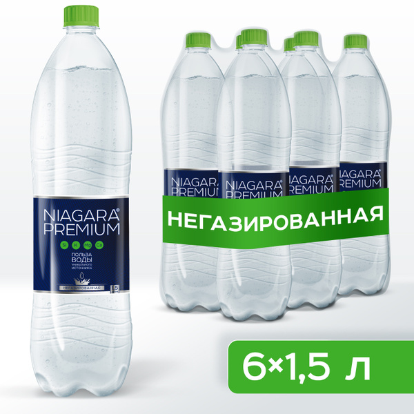 Niagara Premium Вода Питьевая Негазированная 6шт - купить с доставкой ...