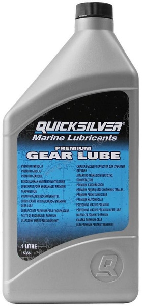 Масло трансмиссионное для лодочного мотора QUICKSILVER Gear Lube 80W-90 .