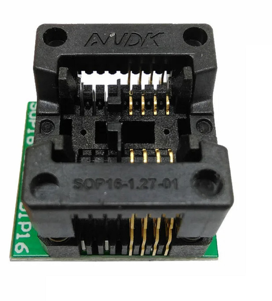 Адаптер для программирования микросхем в корпусе SOIC8 SOP8 шириной 150 ...