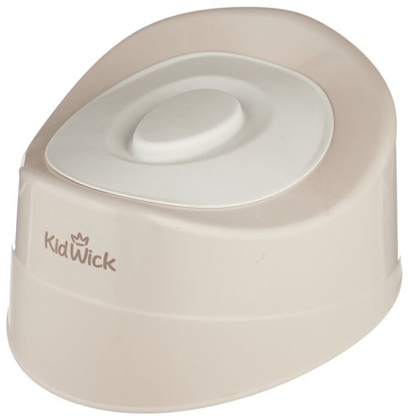 Горшок Kidwick "Мини" (серый с белой крышкой) - купить с доставкой по ...