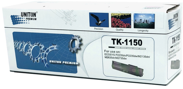 Расходник для печати UNITON Premium TK-1150, Черный (black), для ...