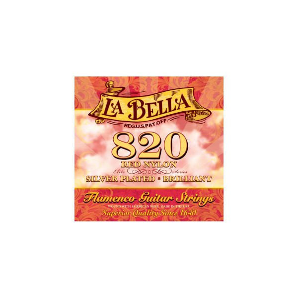 820 Комплект струн для классической гитары фламенко La Bella - купить с ...