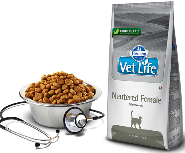 Farmina Vet Life Neutered Female сухой корм для стерилизованных кошек ...