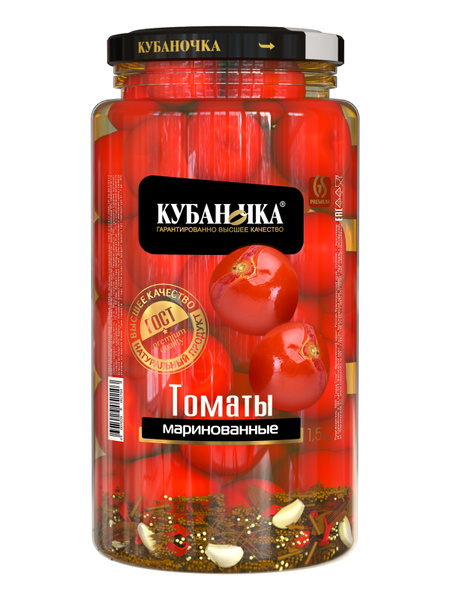 Томаты маринованные Кубаночка, 1,5кг - купить с доставкой по выгодным ...