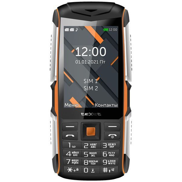 Мобильный телефон Texet TM-D426 БЕЗ КАМЕРЫ, черный, оранжевый - купить ...