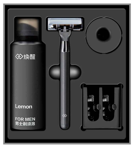 Набор для бритья Xiaomi Mijia Huanxing Lemon Razor H300 (3шт сменные ...