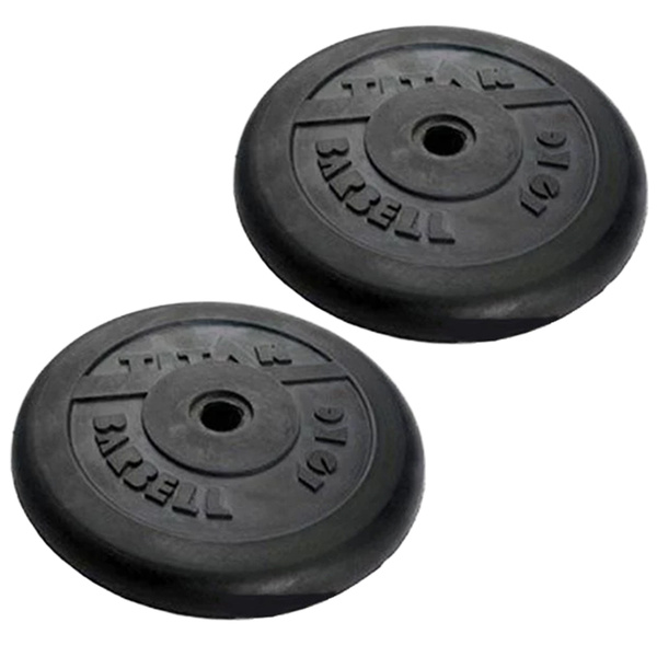 Набор дисков TITAN 10 кг (2 шт), d 26 - купить в интернет-магазине OZON ...