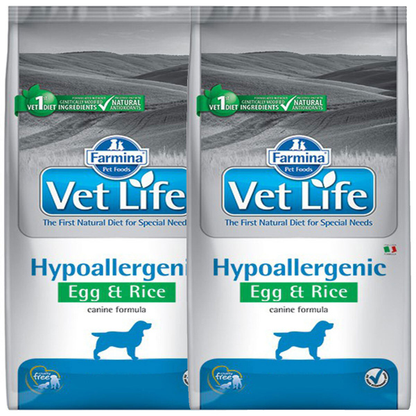 Сухой корм FARMINA VET LIFE CANIN HYPOALLERGENIC для взрослых собак при пищевой аллергии