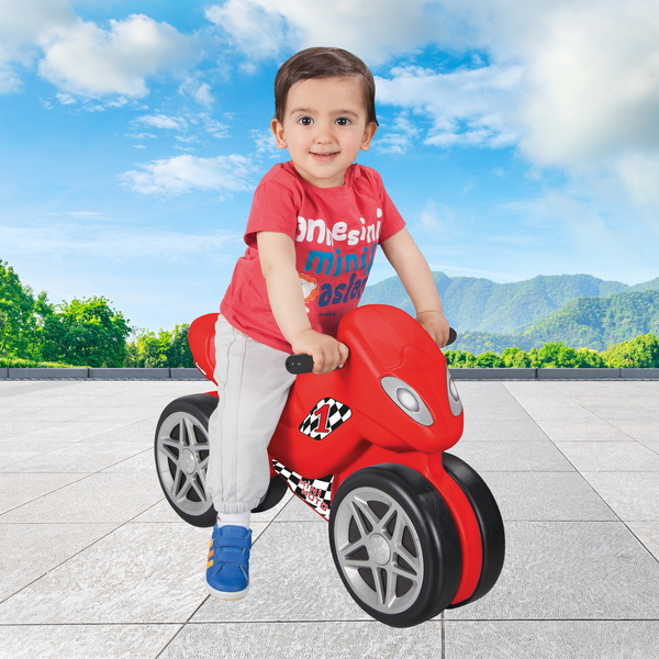 Каталка мотоцикл Pilsan Mini Moto Red/Красный в подарочной упаковке ...