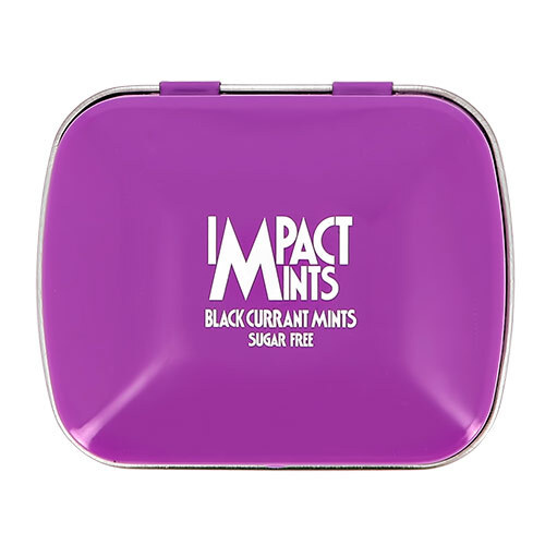 IMPACT MINTS Освежающие драже без сахара со вкусом смородины 14 г ...