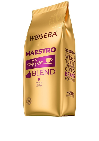 Woseba Maestro кофе в зернах 1000г - купить с доставкой по выгодным ...