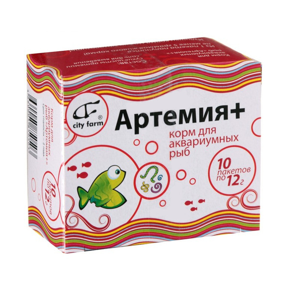Корм для рыб Barrom Артемия +, 120 г / Сухие цисты с солью для ...