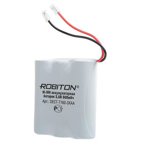 Аккумулятор для радиотелефона DECT-T160 / T110, 3.6В / 600мАч (3.6V ...