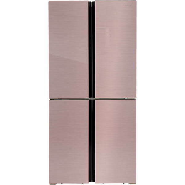 Холодильник Hiberg RFQ-490DX NFGP inverter, розовый - купить по ...